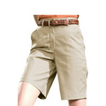 Women's & Misses' Flat Front Blended Chino Shorts with 9"/ 9 1/2" Inseam